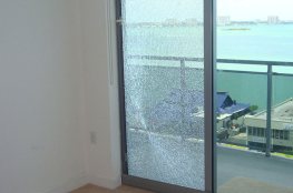 Sliding Door Broken / Shuttered Glass