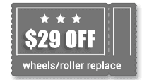 Wheels and Roller Replace